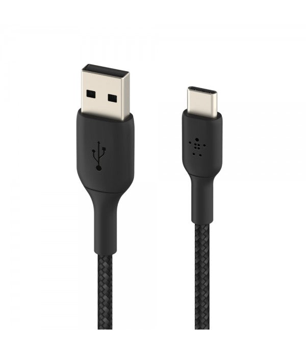 Cable USB-A to USB-C Belkin BoostCharge Braided Black 1m