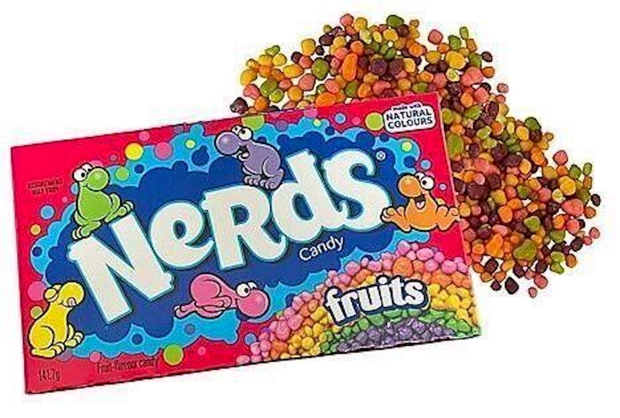 Candy Nerds Fruit Videobox 142Gr