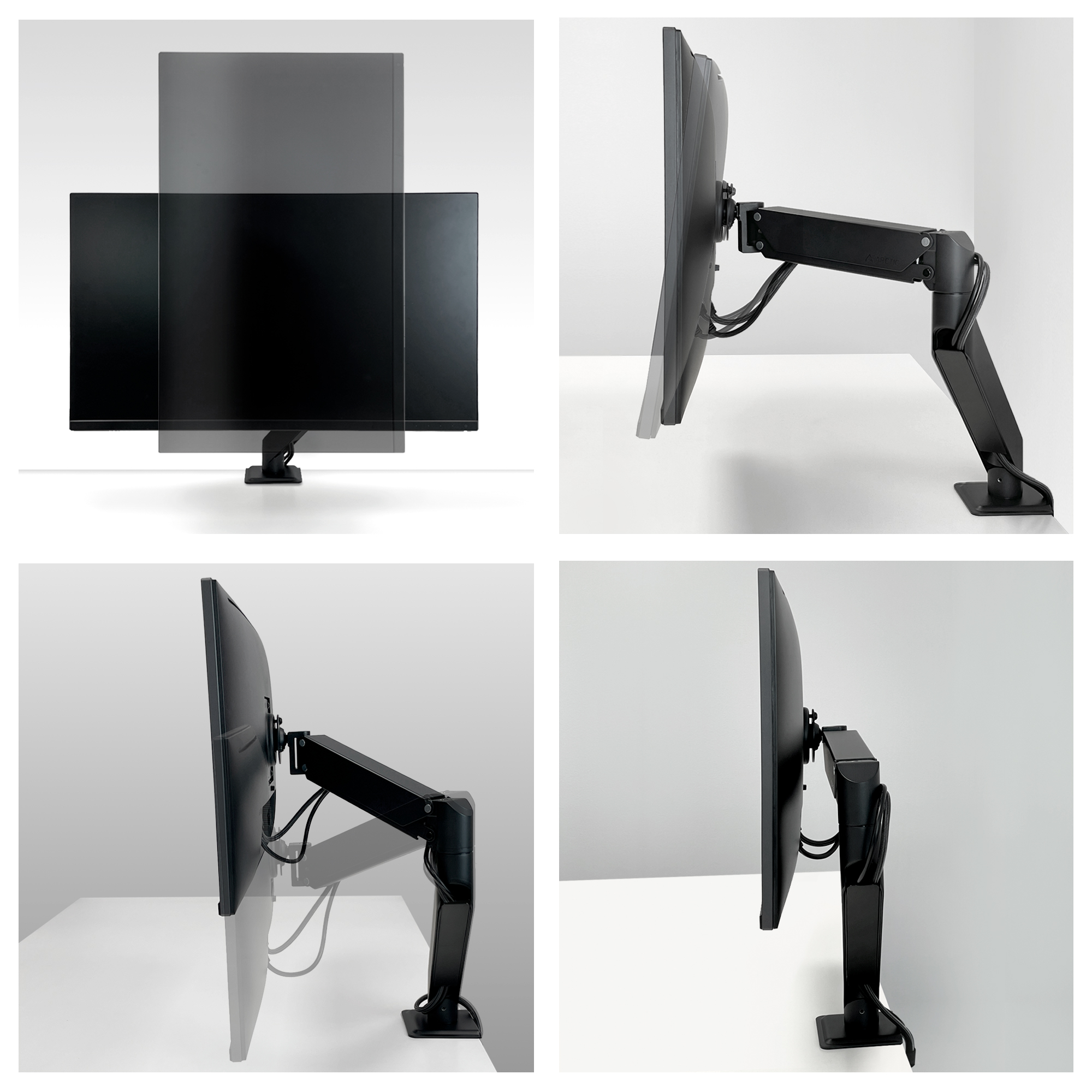 Monitor Stand Arctic X1-3D , Single Monitor Arm - Albagame