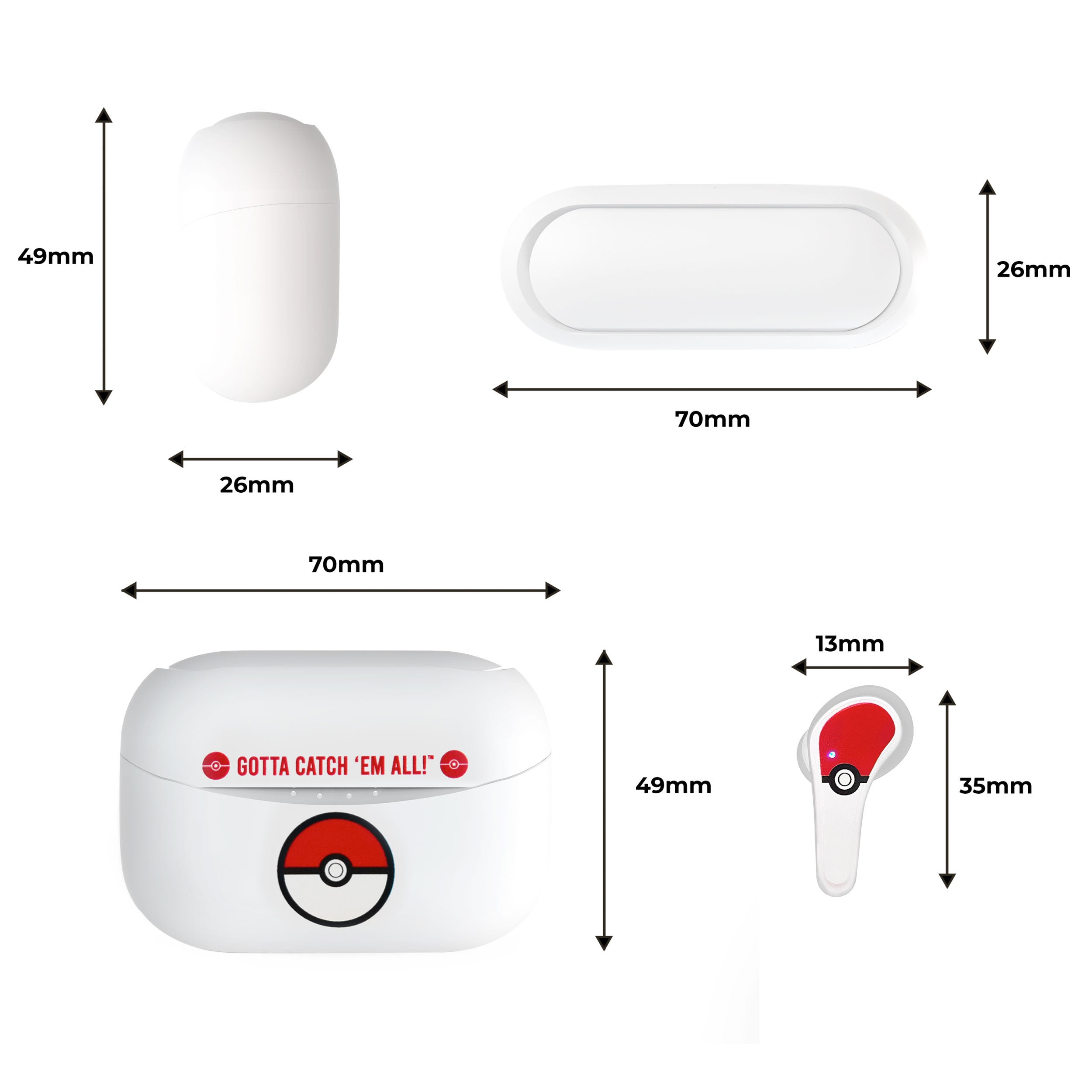 Earphones OTL - Pokemon Pokeball TWS Earpods - Albagame