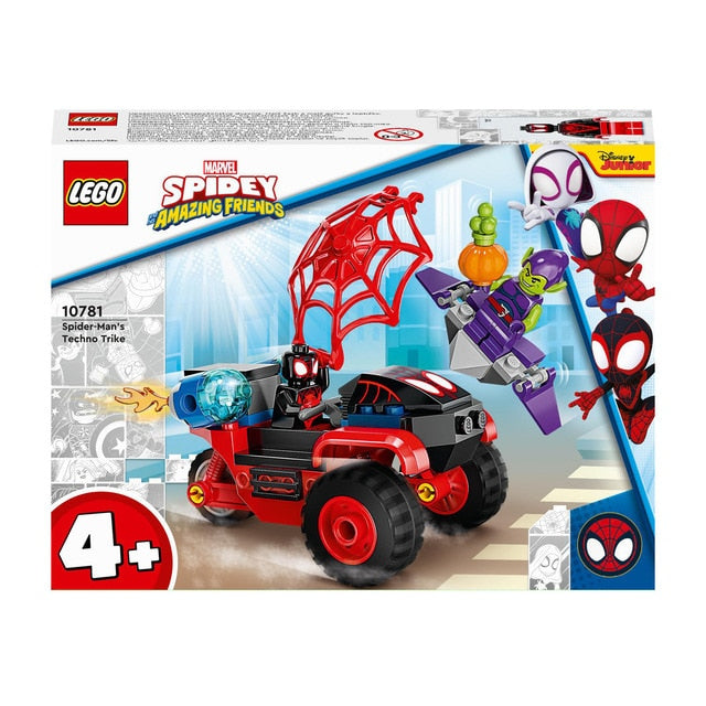 Lego Marvel Spidey And His Amazing Friends Spider-Man's Techno Trike ...