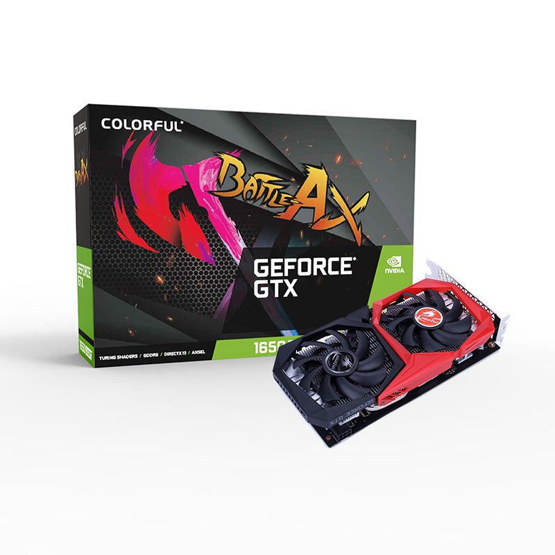 Graphics Card Colorful GTX 1650 NB 4GD6 V 4GB GDDR6 DP+DVI+HDMI GPU - Albagame