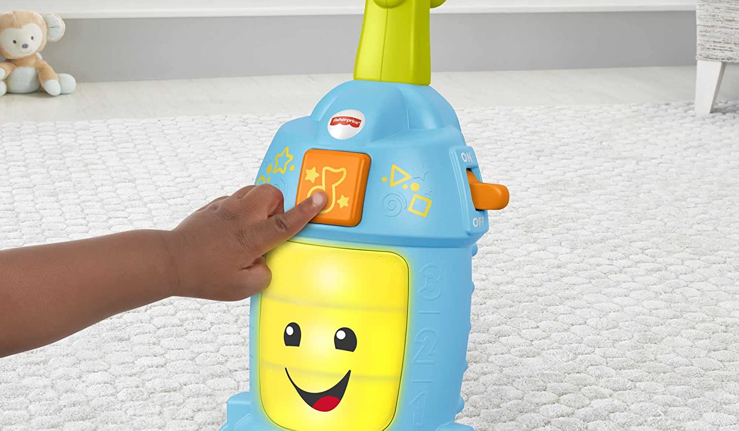 Fisher Price Laugh & Learn Light-up Learning Vacuum - Albagame