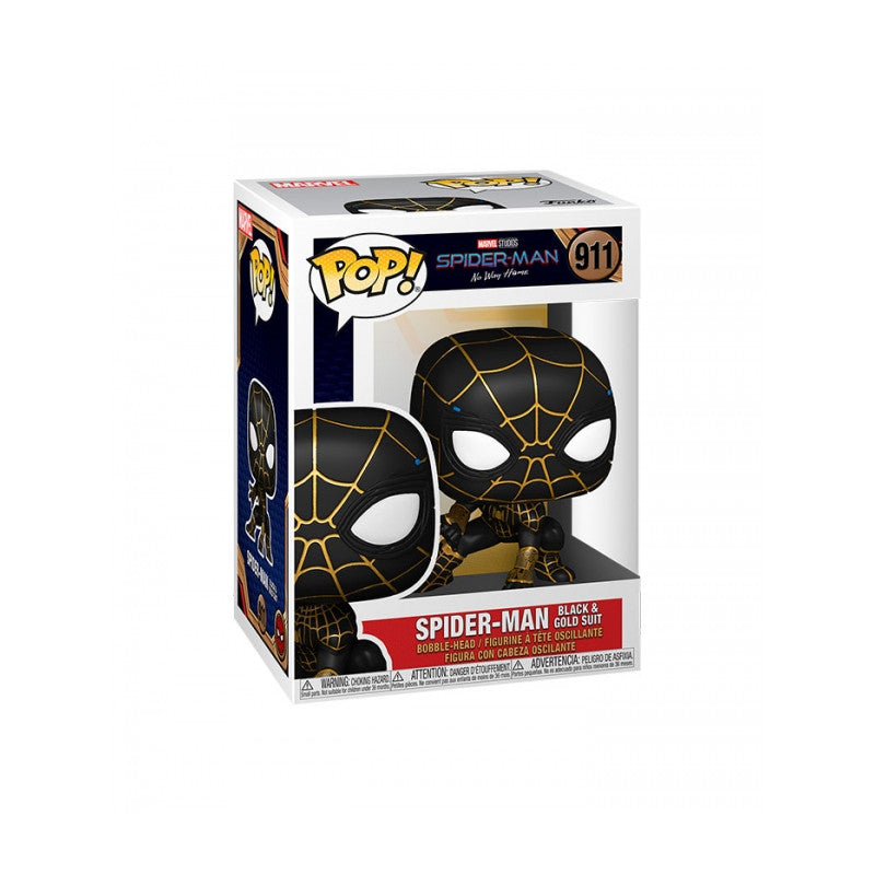 Figure Funko Pop! Vinyl Marvel 911: Spider-Man Black & Gold Suit - Albagame