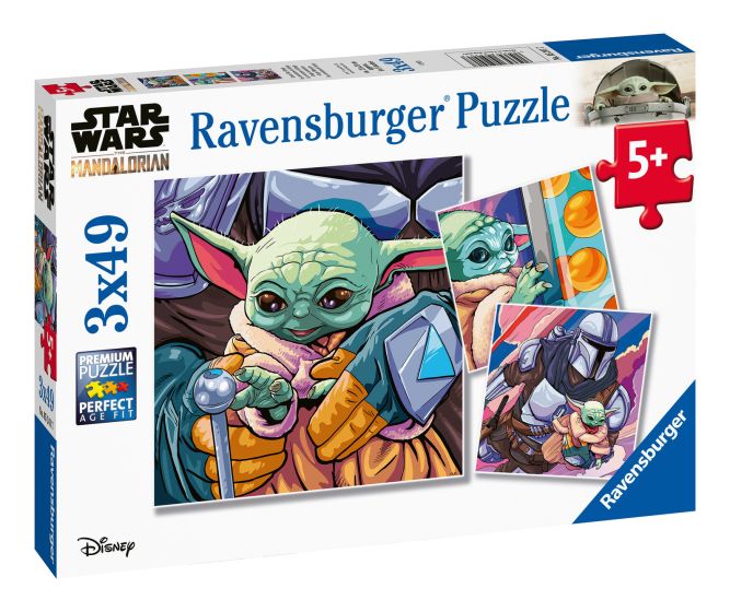 Puzzle Ravensburger Star Wars The Mandalorian 3x 49Pcs - Albagame