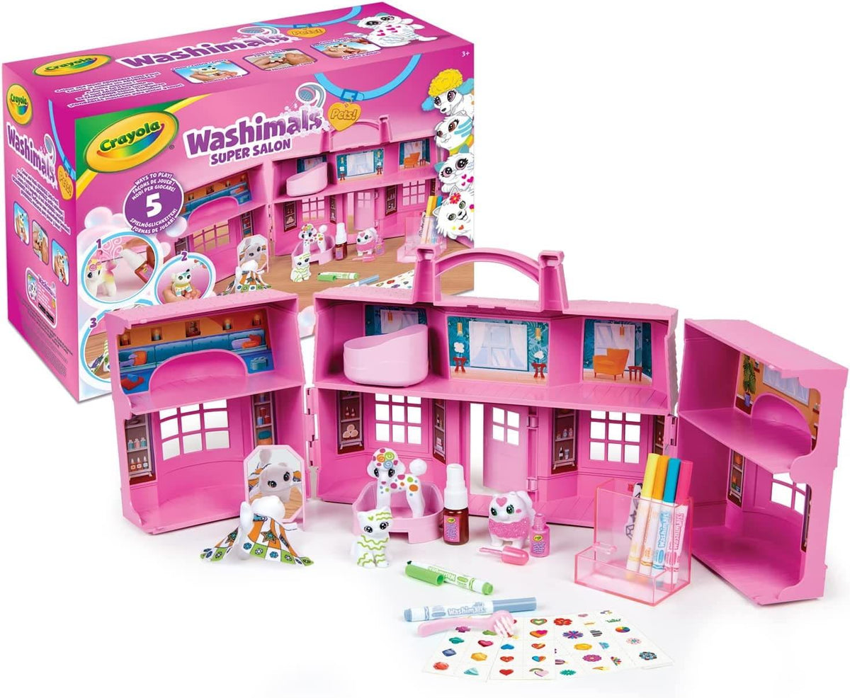 Set Crayola Washimals Pets Super Salon - Albagame