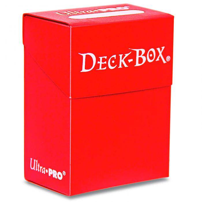 Deck Box Ultra Pro Solid Red 80Pcs - Albagame