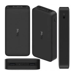 Power Bank Xiaomi Mi 20000mAh Redmi 18W Fast Charge Black 26922 - Albagame